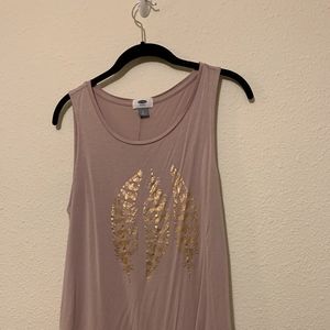 Old Navy Gold Leaf Tank